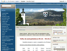 Tablet Screenshot of predenice.cz
